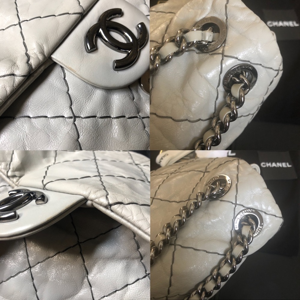 SOLD**Chanel Classic Jumbo XL Maxi Flap Bag - Picture 11 of 14